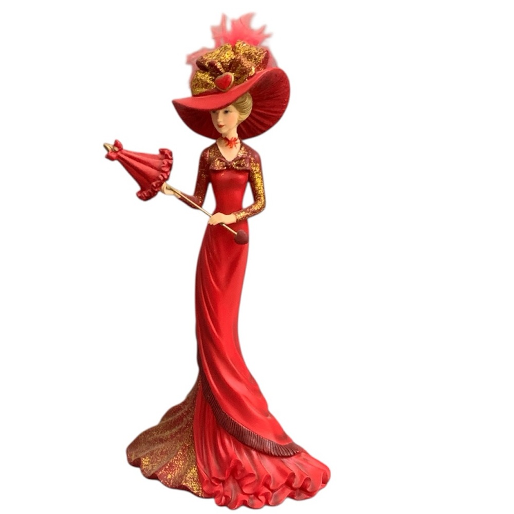 Thomas Kinkade Red Companion Figurine